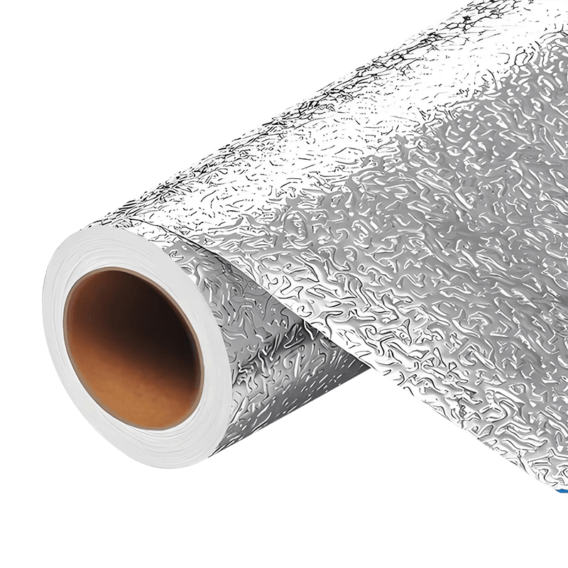 Präglad eller belagd aluminiumfolie