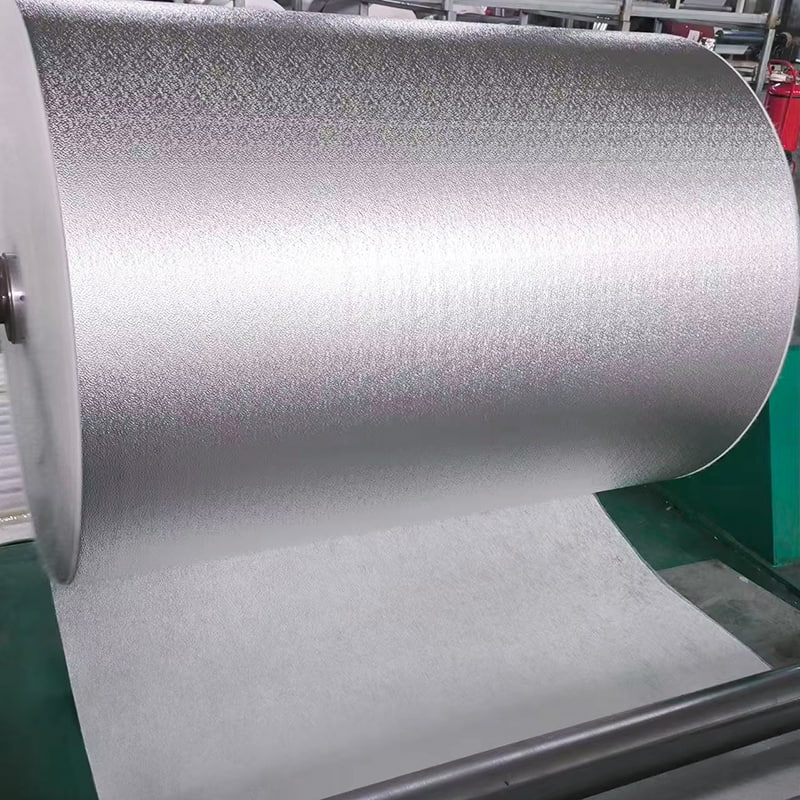 Präglad eller belagd aluminiumfolie