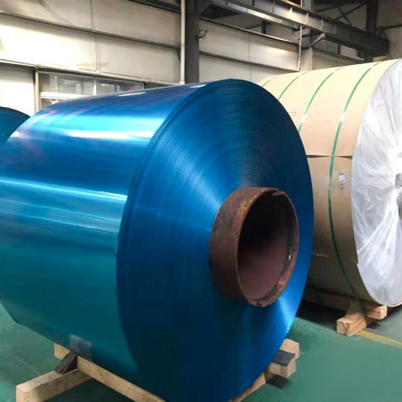 Präglad eller belagd aluminiumfolie